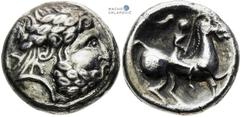Celts | Kelten Pannonia and Balkan, Celts Tetradrachm. Vogelreiter type Cleaned. Pannonien und Balkan, Kelten Tetradrachme. Typ Vogelreiter Gereinigt. Panonie a Balkán, Kelti Tetradrachma. Typ Vogelre
