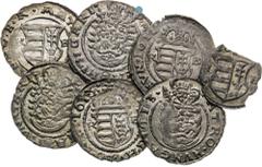 House of Habsburg | RDR Matthias II, House of Habsburg Denar (6 ks) + obol. Kremnitz. Matthias II., RDR Denar (6 ks) + obol. 1610, 1611, 1612, 2x 1613 var., 1614 - 16?? . Kremnitz. Matyáš II., Období 