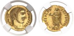 MONNAIES ROMAINES Constantin Ier le Grand (310-337) Aureus - Antioche (310) Rarissime et magnifique exemplaire. Ancien nettoyage. Exemplaire de la collection P.F. Molina vente Aureo & Calicó « Imagine