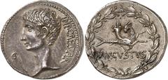 Roman Coins Auguste (27-14) - Cistophore - Pergame ou Ephèse ? (27-26). D'une qualité exceptionnelle - Magnifique patine médaillier. Probablement le plus bel exemplaire connu, du meilleur style. Exemp