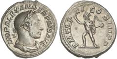 ROMAN COINS: ROMAN EMPIRE Roman Coins Denario. 231-235 d.C. ALEJANDRO SEVERO. Anv.: IMP. ALEXANDER PIVS AVG. Busto laureado a derecha. Rev.: P. M. TR. P. XII. COS. III. P. P. Sol andando a izquierda. 