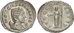 ROMAN COINS: ROMAN EMPIRE Roman Coins Antoniniano. 246-248 d.C. OTACILIA SEVERA. Anv.: M. OTACIL. SEVERA AVG. Busto diademado a derecha. Rev.: IVNO CONSERVAT. Juno estante a izquierda con cetro y páte