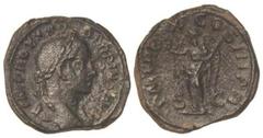 ROMAN COINS: ROMAN EMPIRE Sestercio. Acuñada el 231 d.C. ALEJANDRO SEVERO. Anv.: IMP. ALEXANDER PIVS AVG. Busto laureado a derecha. Rev.: P. M. TR. P. X COS. III P. P. S. C. Victoria en pie a izquierd