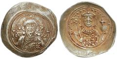 BYZANTINE COINS Byzantine Coins Histamenon Nomisma. MIGUEL VII (1071-1078 d.C.). CONSTANTINOPLA. Anv.: Busto de Cristo de frente, a los lados IC-XC. Rev.: ¶MIXAH¶RACIA (...). Busto barbado y coronado 