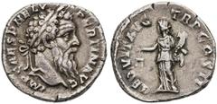 ROMAN COINS: ROMAN EMPIRE ROMAN COINS: ROMAN EMPIRE Roman Coins Denario. Acuñada el 193 d.C. PERTINAX. Anv.: IMP. CAES. P. HELV. PERTIN. AVG. Busto laureado a derecha. Rev.: AEQVIT. AVG. TR. P. COS. I