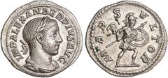 ROMAN COINS: ROMAN EMPIRE ROMAN COINS: ROMAN EMPIRE Roman Coins Denario. Acuñada el 231-235 d.C. ALEJANDRO SEVERO. Anv.: IMP. ALEXANDER PIVS AVG. Busto laureado a derecha. Rev.: MARS VLTOR. Marte en m