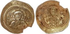 BYZANTINE COINS Byzantine Coins Histamenon Nomisma. MIGUEL VII (1071-1078 d.C.). CONSTANTINOPLA. Anv.: Busto de Cristo de frente, a los lados IC-XC. Rev.: ¶MIXAH¶RACIA. Busto barbado y coronado de Mig