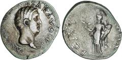 ROMAN COINS: ROMAN EMPIRE Roman Coins - Empire Denario. Acuñada el 69 d.C. OTÓN. Anv.: IMP. OTHO CAESAR AVG. TR. P. Cabeza descubierta de Otón a derecha. Rev.: PONT. MAX. Ceres en pie a izquierda con 