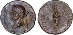 ROMAN COINS: ROMAN EMPIRE Roman Empire Denario. Acuñada el 68 d.C. GALBA. TARRACO. Anv.: GALBA IMP. Cabeza laureada a izquierda, debajo globo. Rev.: ROMA RENASCENS. Roma en marcha a derecha con Victor