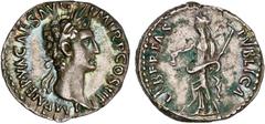 ROMAN COINS: ROMAN EMPIRE Roman Empire Denario. Acuñada el 96 d.C. NERVA. Anv.: IMP. NERVA CAES. AVG. P. M. TR. P. COS. II. P. P. Cabeza laureada a derecha. Rev.: LIBERTAS PVBLICA. Libertad en pie a i