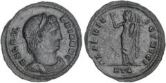 ROMAN COINS: ROMAN EMPIRE Roman Coins Follis. Acuñada el 308-310 d.C. GALERIA VALERIA. Anv.: GALERIA VALERIA. GAL. VALERIA AVG. Busto diademado a derecha. Rev.: VENERI VICTRICI. En exergo: HTA. Venus 