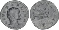 ROMAN COINS: ROMAN EMPIRE Roman Coins Sestercio. Acuñada el 235-236 d.C. PAULINA. Procedente de la colección Scipio. Anv.: DIVA PAVLINA. Busto velado y drapeado a derecha. Rev.: CONSECRATIO S. C. Paul