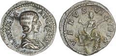 ROMAN COINS: ROMAN EMPIRE ROMAN COINS: ROMAN EMPIRE Roman Coins Denario. Acuñada el 202-212 d.C. PLAUTILLA. Anv.: PLAVTILLA AVGVSTA. Busto drapeado a derecha. 3,27 grs. AR. Oxidación en reverso. C-25;