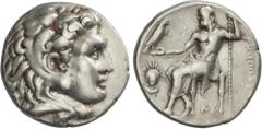 GREEK COINS Ancient Greece Tetradracma. 336-323 a.C. ALEJANDRO MAGNO. BABILONIA. MACEDONIA. Anv.: Cabeza de Hércules con piel de león a derecha. Rev.: Zeus entronizado a izquierda, con leyenda debajo 