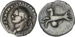 ROMAN COINS: ROMAN EMPIRE Roman Coins Denario. Acuñada el 79 d.C. TITO. Anv.: IMP. TITVS. CAES. VESPASIAN. AVG. P.M. Rev.: TR.P. VIIII. IMP. VX. COS VII P.P. Capricornio a izquierda debajo globo. 3,19