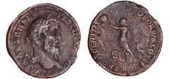 ROMAN COINS Pertinax - Sesterce (193, Rome) - La Providence A/ IMP CAES P HELV PERTIN AVG Tête laurée à droite. R/ PROVIDENTIAE DEORVM COS //SC La providence debout à gauche levant les deux mains vers