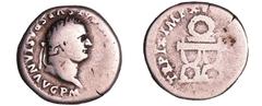 ROMAN COINS Titus - Denier (80, Rome) - Chaise curule A/ IMP TITVS CAES VESPASIAN AVG P M. Tête laurée à droite. R/ TR P IX IMP XV COS VIII P P. Chaise curule sur laquelle est posée une couronne. B+ R