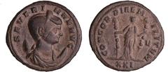 ROMAN COINS Séverine - Aurélianus (Rome) A/ SEVERINAE AVG Tête diadémée et drapée à droite sur un croissant. R/ CONCORDIAE MILITVM // XXI V dans le champ. La Concorde debout à gauche tenant deux ensei
