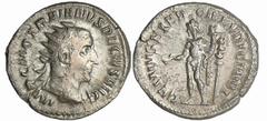 ROMAN COINS Trajan Dèce - Antoninien A/ IMP C M Q TRAIANVS DECIVS AVG Buste radié et drapé à droite. R/ GENIVS EXERCITVS ILLYRICIANI. Le Génie debout à gauche, tenant une patère et une corne d'abondan
