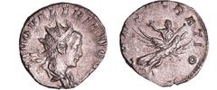 ROMAN COINS Valérien II - Antoninien (258, Cologne) - Valérien II sur un aigle A/ DIVO VALERIANO CAES Buste radié et drapé à droite. R/ CONSECRATIO. Aigle volant à droite et enlevant au ciel Valérien 