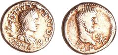 GREEK COINS Royaume de Bosphore - Rhescuporis II (III) et Elagabal - Statère d'électrum (212-227 ap. J.-C.) A/ . BACILEWC PHCKOPORID OC Buste à droite. R/ KΦ Buste l'Elagabal à droite. TTB GIC.5483-Po