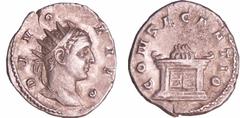 ROMAN COINS Trajan Dèce - Antoninien (250-251, Rome) - Restitution de Titus A/ DIVO TITO. Buste radié à droite. R/ CONSECRATIO. Autel. SUP C.405 (3f)-RCV.9465 ($275)-RIC.81b Bill ; 3.67 gr ; 21 mm (15
