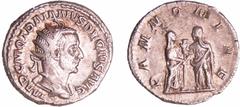 ROMAN COINS Trajan Dèce - Antoninien (250-251, Rome) - Les Pannonies A/ IMP C M Q TRAIANVS DECIVS AVG Buste radié et drapé à droite. R/ PANNONIAE. Les Pannonies voilées, debouts, se tournant le dos et