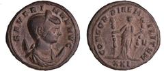 ROMAN COINS Séverine - Aurélianus (Rome) A/ SEVERINAE AVG Tête diadémée et drapée à droite, sur un croissant. R/ CONCORDIAE MILITVM // XXI V dans le champ. La Concorde debout à gauche, tenant deux ens