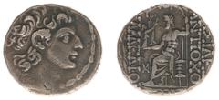 Hellenistic Monarchies The Seleukid Kingdom - Antiochos XIII Asiatikos (69-64 BC) - AR Tetradrachm (Antioch, 15.39 g) - Diademed head right / Zeus enthroned left holding Nike, monogram to inner left (