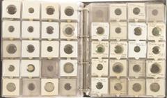 World coins in lots (albums) Coins world in albums - India - Collection of Sultanate and Mughal coins in copper & billon of the Dehli Sultanate, Gujarat Sultans; Sultans of Kashmir and Sultans of Malw