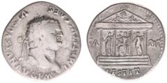 The collection of Marius Heemstra - A collection of Roman coins, theme Fiscus Iudaicus AR Cistophoric Tetradrachm (Ephesus (or Rome?) AD 81, 10.73g) - IMP TITVS CAES VESPASIAN AVG PM Laureate head rig