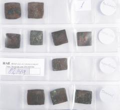 Ancient coins in lots - - Greek / Hellenistic coinage Ancient coins in lots - - Greek / Hellenistic coinage - Group of Indo-Greek and Indo-Scythian copper coins, retrieved from the Mir Zakah II hoard,