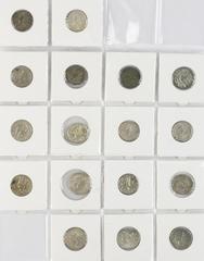 Ancient coins in lots - Roman coinage Ancient coins in lots - Roman coinage - A nice collection of Roman AR Antoniniani: Elagabalus (RIC 155), 5 x Gordianus Pius III (RIC 145, 73, 151, 216 and 86), 3 