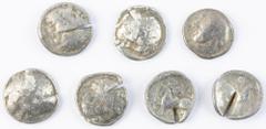 Ancient coins in lots - Miscellaneous coinage Ancient coins in lots - Miscellaneous coinage - A small lot of Celtic AR Tetradrachms from the Danube region, as imitations of the Tetradrachms of Philipp