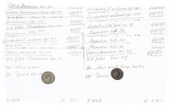 Ancient coins in lots - Small collection of 14 larger (billion) folles: 4 x Galerius, 3 x Maxentius, 1 x Constantinus I, 4 x Constantius I and 2 x Diocletianus - all with descriptions and all avg. VF