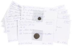 Ancient coins in lots - Lot with 13 Roman greek imperial coins from Syria (11) and Thrace (2, Pautalia and Deultum): several emperors (including Otho?), including 2 x billion, avg. VF, all with descri