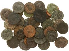Ancient coins in lots - Collection of 37 antoniniani: Philippus (1), Carus (1), Carinus (2), Probus (13), Valerianus (1), Gallienus (7), Salonina (1), Claudius II (7), Aurelianus (1), Vabalathus (2) a