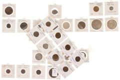 Divers - Lotje met diverse munten wo. Klassiek (Romeins), Duitsland wb. 5 Mark 1903, enkele Halve Duiten etc.