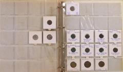 World Coins (books and albums) Munten buitenland in albums - Arabische rijken - Collection coins of Central Asia, Mangits of Bukhara (Uzbekistan), AR tenga; Khwarizmshahs billon jital; Khorezm People’