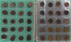 World Coins (books and albums) Munten buitenland in albums - Engelse Koloniën - Varied collection of British Colonies in album, viz.: Kelantan, Penang AE Pice (6) and Double Pice (3), British North Bo