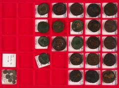Ancient coins in lots Ancient coins in lots - A small collection of Roman Sestertii: Marcus Aurelius (3), Antoninus Pius, Faustina Minor (2), Lucilla (1), Sept. Severus (1), Severus Alexander (2), Gor