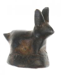 Ancient coinage Primitive Money - Burma - Animal opium weight of hare, 2 Bath (28.06 g.), oval base - rare