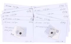 Ancient coins in lots Celtic coinage - Celtic / North-East Gaul - Remi - A lot with 12 x Gold-plated Billon 1/4 Stater (c. 2nd-1st century BC, different weights / Stylized head right / Stylized horse 