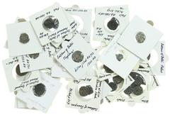 World Coins (boxes) India - Medieval India, lot of various billon jitals of bull & horseman type and similar Indian Sultanate coins, most coins attributed on the coin-holder, intersting and varied lot