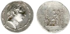 Ancient coinage / Hellenistic Monarchies The Seleukid Kingdom - Demetrios I Soter (162-150 BC) - AR Tetradrachm (Antiochia on the Orontes c 162-154 BC, 16.56 g) - Diademed head of Demetrios I to right