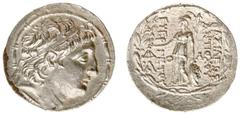 Ancient coinage / Hellenistic Monarchies The Seleukid Kingdom - Antiochos VII Euergetes (138-129 BC) - AR Tetradrachm (Posthumous Cappadocian issue, struck under Ariarathes VII (112-100 BC) c 104-102 