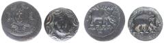 Ancient coinage / The Seleukid Kingdom The Seleukid Kingdom - Antiochos I Soter (281-261 BC) - AE Unit (Antioch on the Orontes, 21 mm, 7.33 g) - Macedonian shield decorated with Seleucid anchor / ΒΑΣΙ