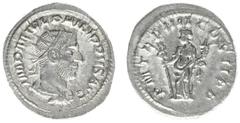 Roman Imperial Coinage Philippus I Arabs (244-249) - AR Antoninianus (Rome AD 247, 4,42 g) - IMP M IVL PHILIPPVS AVG, radiate, draped and cuirassed bust right / PM TRP IIII COS II PP, Felicitas standi