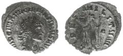 Roman Imperial Coinage Quintillus (270) - AE Antoninianus (Rome, end AD 270, 2.16 g) - IMP CM AVR CL QVINTILLVS AVG Radiate, draped and cuirassed bust right / FIDES MILITVM Fides standing front, head 