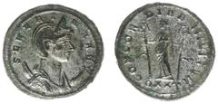 Roman Imperial Coinage Severina (wife of Aurelian) - AR Antoninian (Ticinum, 4.30 g) - SEVERINA AVG Diademed and draped bust of Severina set on crescent to right / CONCORDIAE MILITVM Concordia standin
